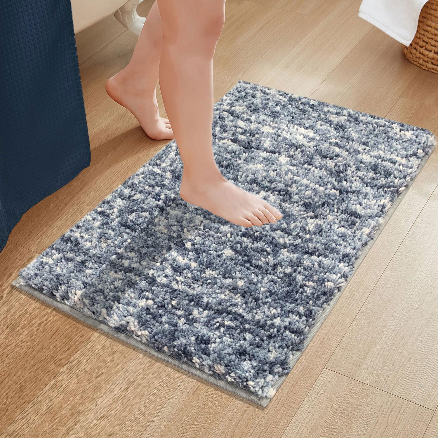Hawaii Bath Mat Super Soft (Charcoal, 40cm x 60cm)