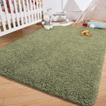 Vegas Carpet For Bedroom,Livingroom (Green,4X6 Feet)