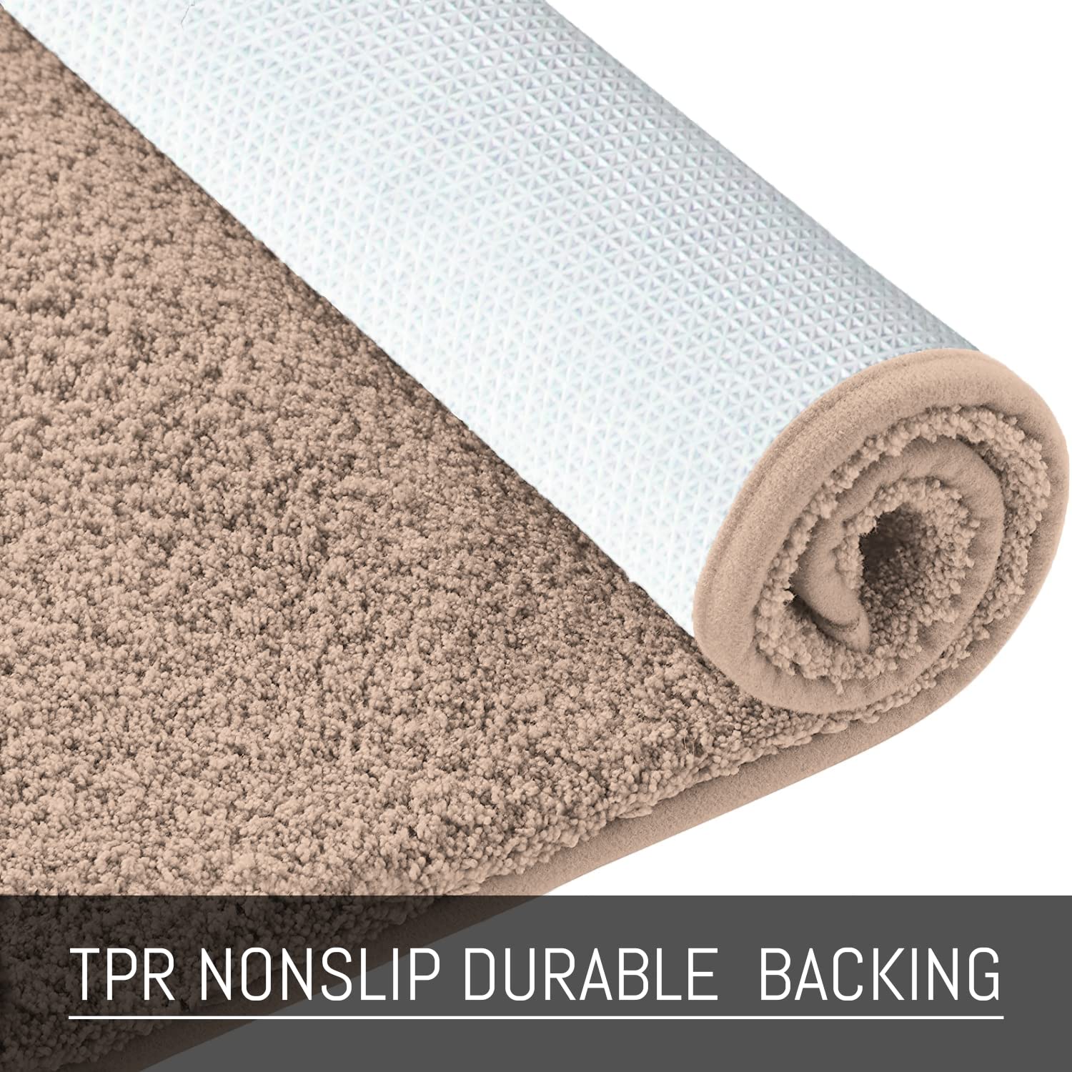 Sensuous Carpet for Bedroom (Taupe, 3x5 Feet)