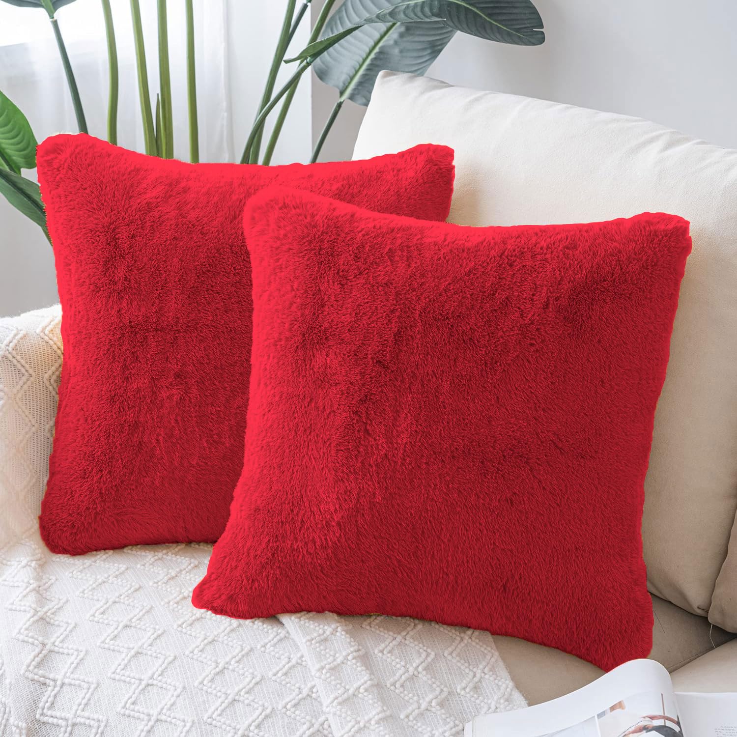 Cushion Cover 16 inch x 16 inch Maroon