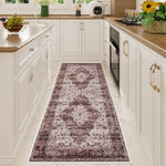 Polyester Floor Runner Persian Mist Pattern Multi Color 150x56cm