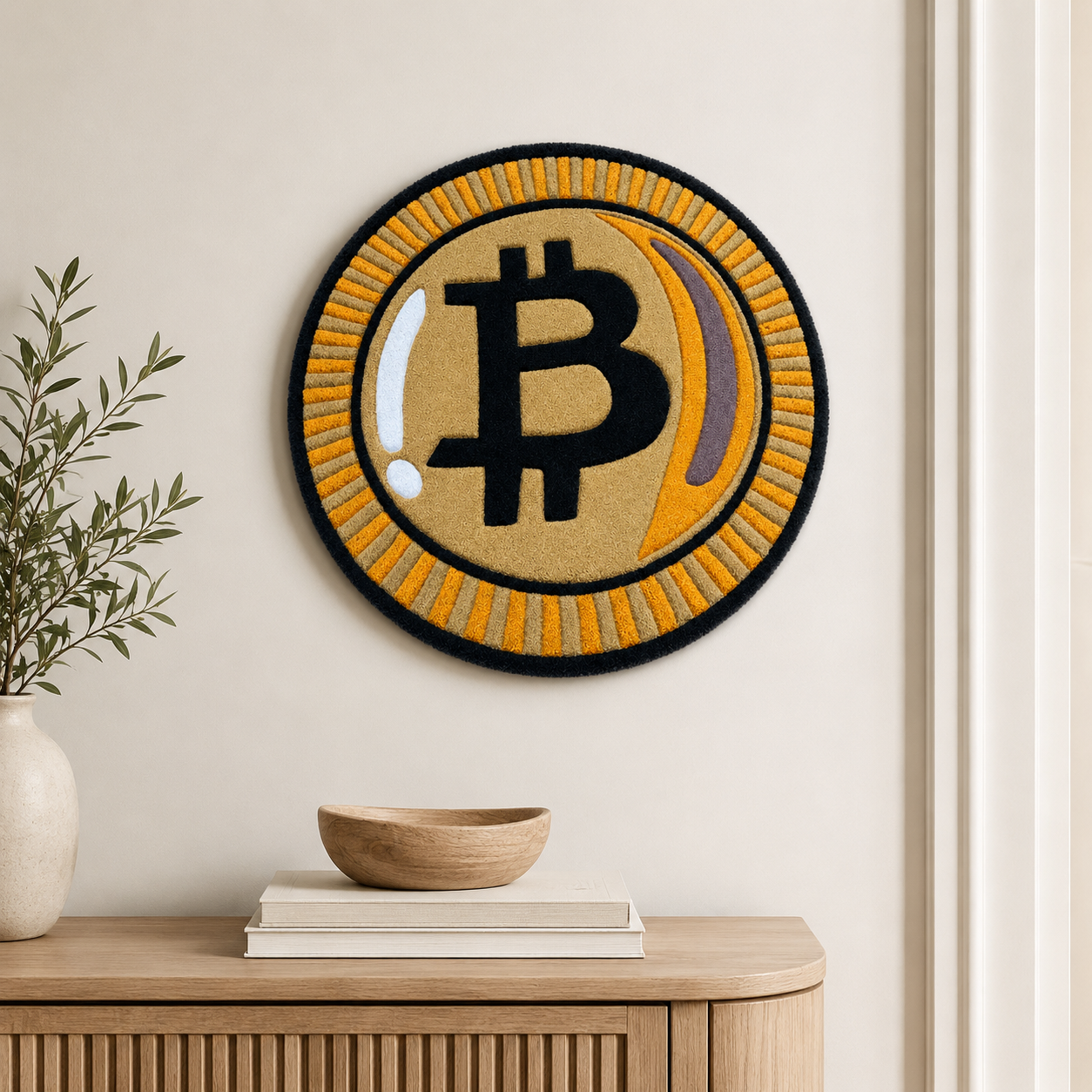 Bitcoin Floor And Wall Carpet