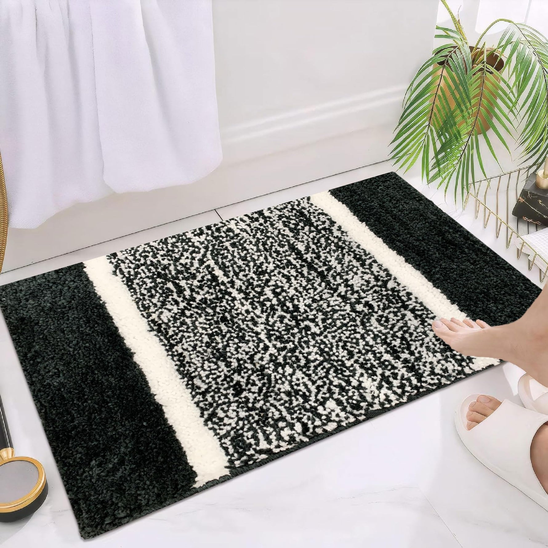 Rio Bath Mat 1800 GSM (38x58 cm, Anthra)