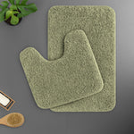 Polyester Contour Bath Mat Set (Pista , 45x 75 cm & 40x45)