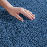 Paris Bath Mat Cotton Super Soft (Teal, 40 Cm x 60 Cm)
