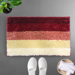 Super Soft Microfiber Mat for Home Pack of 2 (38x58cm, lava)
