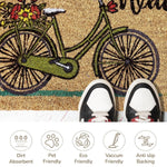 Coir Doormat for Home Entrance ( Bycycle ,71x45 cm)