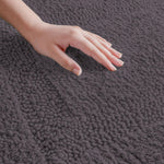 Paris Reversible Bath Mat 100% Cotton (Anthra, 40x60 cm)