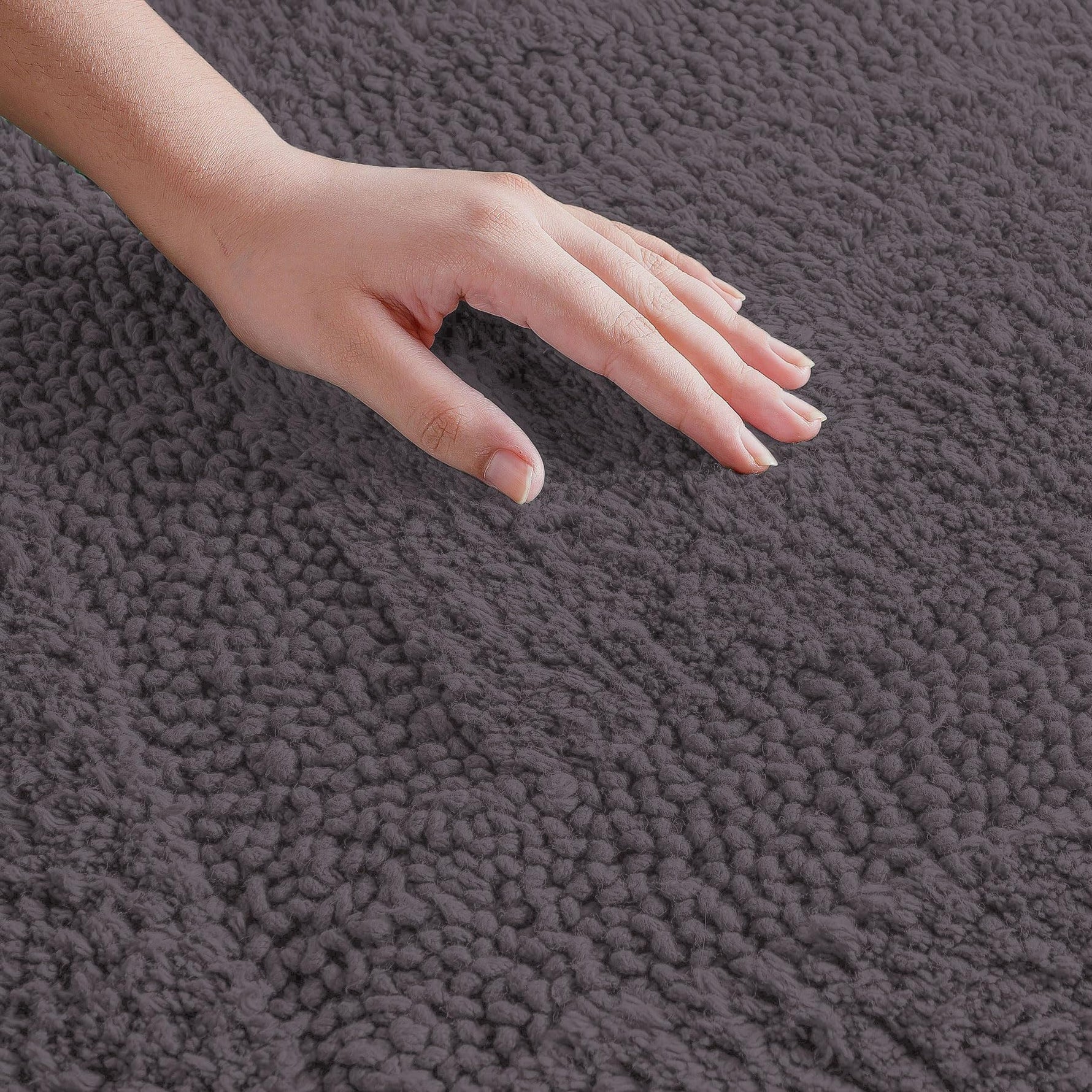 Paris Reversible Bath Mat 100% Cotton (Anthra, 40x60 cm)
