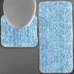 Hawaii Contour Rugs for Bathroom Set of 2(Cloud, 60 x 90 Cm)