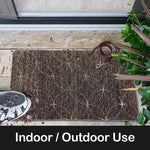 PVC Door Mat for Home Entrance Indoor & Outdoor(40x60 cm - Choco)