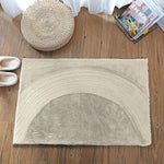 Rabbit Fur Soild Bath (Beige, 40x60 cm)