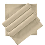 Cotton Kitchen Napkin Set of 4 (Beige, 45x45 cm)