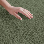 Paris Mat Bath Mat 3200 GSM Cotton Super Soft Absorbent (Pista, 40 x 60 Cm)