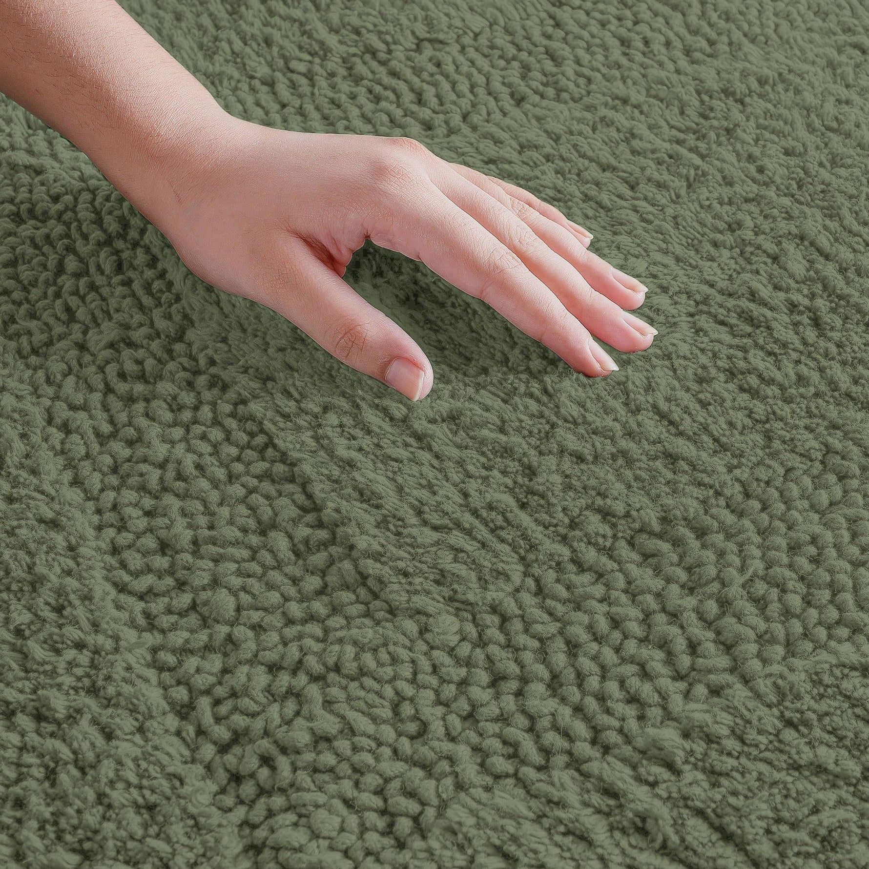 Paris Mat Bath Mat 3200 GSM Cotton Super Soft Absorbent (Pista, 40 x 60 Cm)
