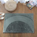 Rabbit Fur Soild Bath (Seige, 40x60 cm)