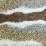 Sofa Cover for 3 Seater Tiger Print Plush Polyester ( 70x180 cm , Brown )