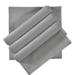 Cotton Kitchen Napkin Set of 4 (Grey, 45x45 cm)