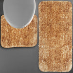 Hawaii Contour Rugs for Bathroom Set of 2(Anti Gold, 60 x 90 Cm)