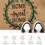 Coir Doormat for Home Entrance (Home Sweet Home Print ,71x45 cm)