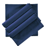 Cotton Kitchen Napkin Set of 4 (Navy Blue, 45x45 cm)