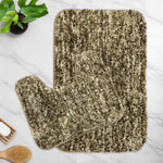 Hawai Contour Bath Mat  Set of 2 (Coffee, 40x60 cm & 40x45)