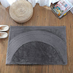 Rabbit Fur Soild Bath (Grey, 40x60 cm)