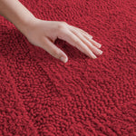 Paris Bath Mat Cotton Super Soft (Maroon, 40 Cm x 60 Cm)