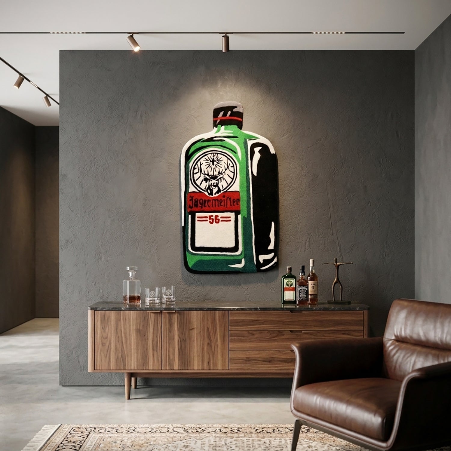 Beer Wool Rug For Floor And Wall Carpet
