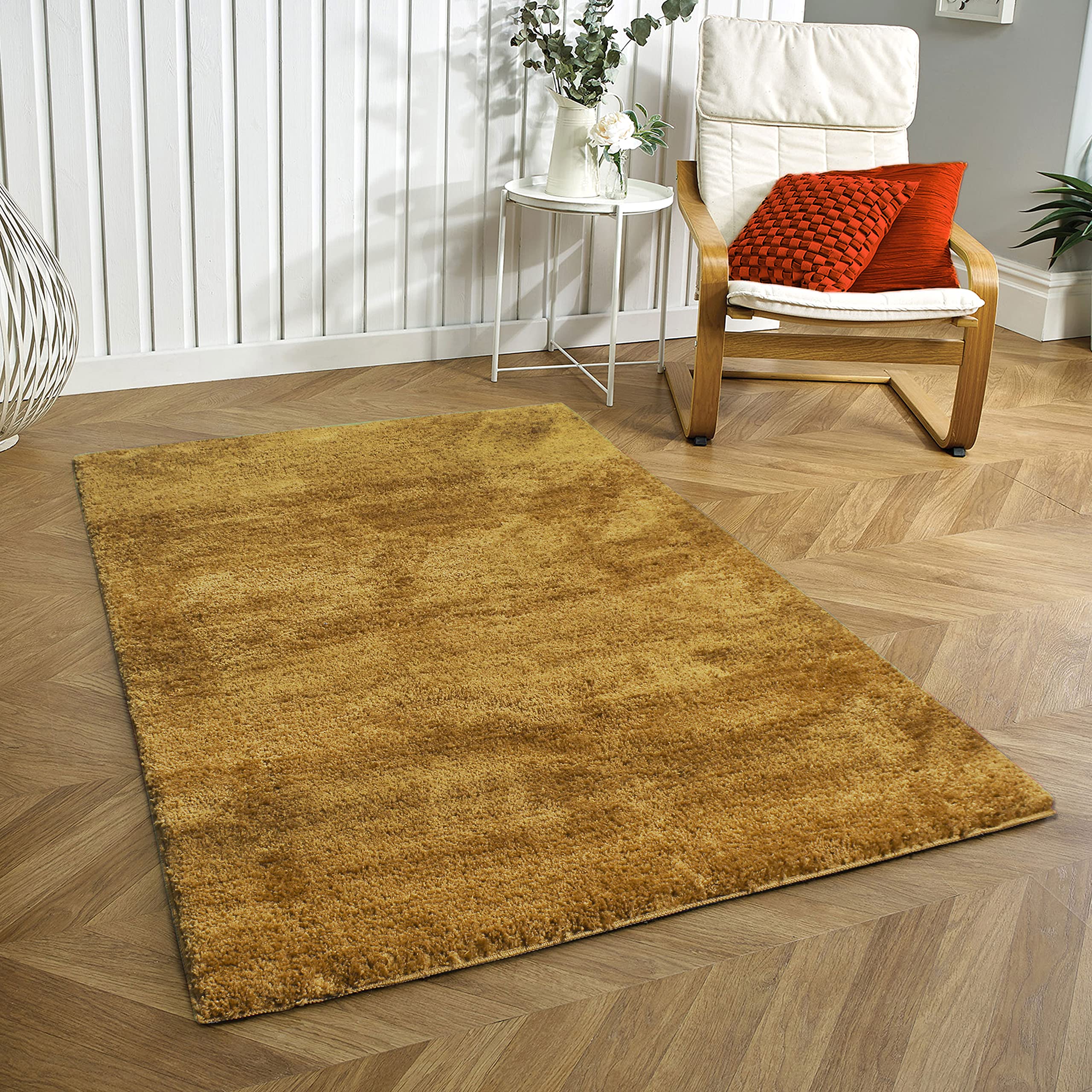 Newman Carpet 2500 GSM (4x6 Feet, Anti-Gold)