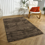Newman Carpet For Bedroom (4X6 Feet, Chocolate)