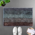 Oyster Microfiber Bathroom Mat (38x58cm , Burnt Green)